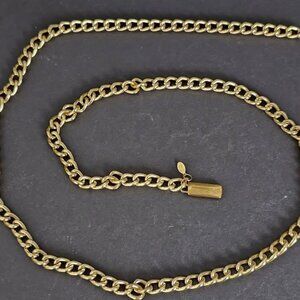RARE Vintage Lauren Ralph Lauren • Gold Tone • Medium (Waist: 33-40) • Chain • B